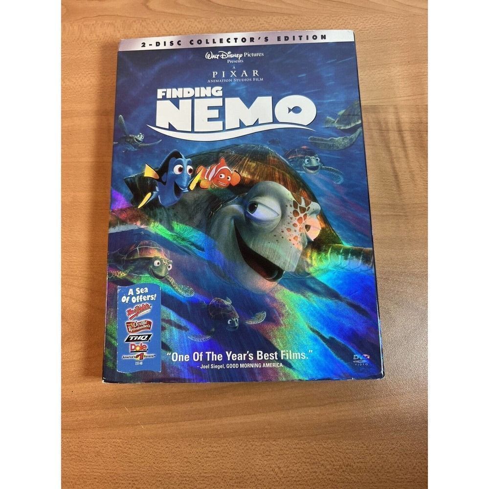 Finding Nemo (DVD, 2003, 2-Disc Collectors Edition) Pixar Animation